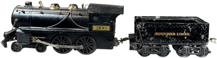 BOUCHER 2100 LOCOMOTIVE AND TENDER