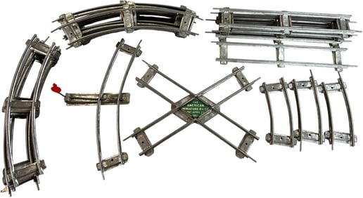 RARE AMERICAN MINIATURE RAILROAD TRACK