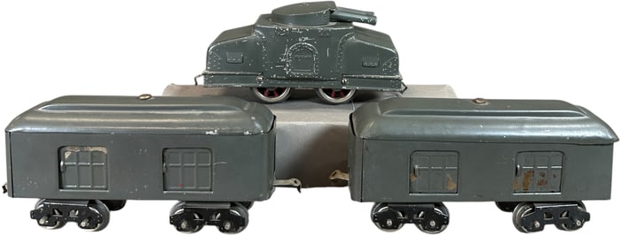 RARE LIONEL ARMORED US ARMY TRAIN SET