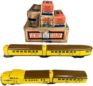 BOXED LIONEL CITY OF DENVER STREAMLINER SET