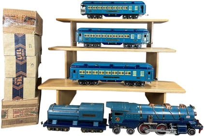 BOXED LIONEL BLUE COMET SET