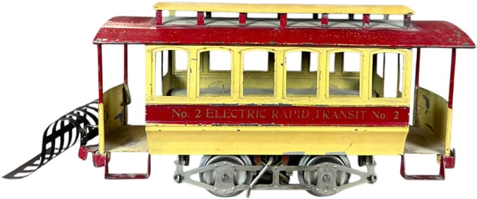 LIONEL NO. 2 SIX WINDOW TROLLEY