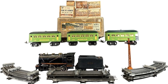 RARE LIONEL AMC SPECIAL NO.1 CRACKLE TENDER SET