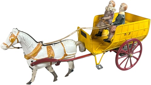 VICTOR BONNET CHILDREN IN HORSE CART