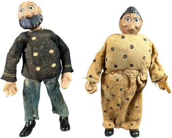 MAMA KATZENJAMMER AND THE CAPTAIN FIGURES