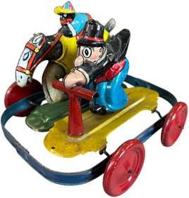 NIFTY BARNEY GOOGLE & SPARKPLUG PULL TOY