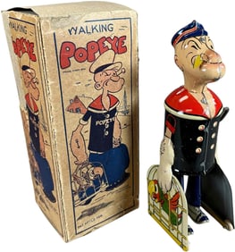 BOXED MARX POPEYE CARRYING PARROT CAGES
