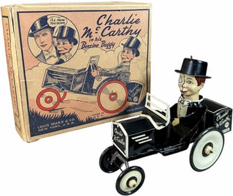 BOXED MARX CHARLIE MCCARTHY BENZINE BUGGY