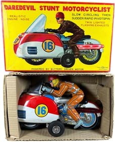 BOXED NOMURA DAREDEVIL STUNT MOTORCYCLIST