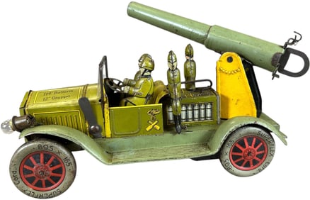 EARLY INGAP MILITARY CANNON TRUCK