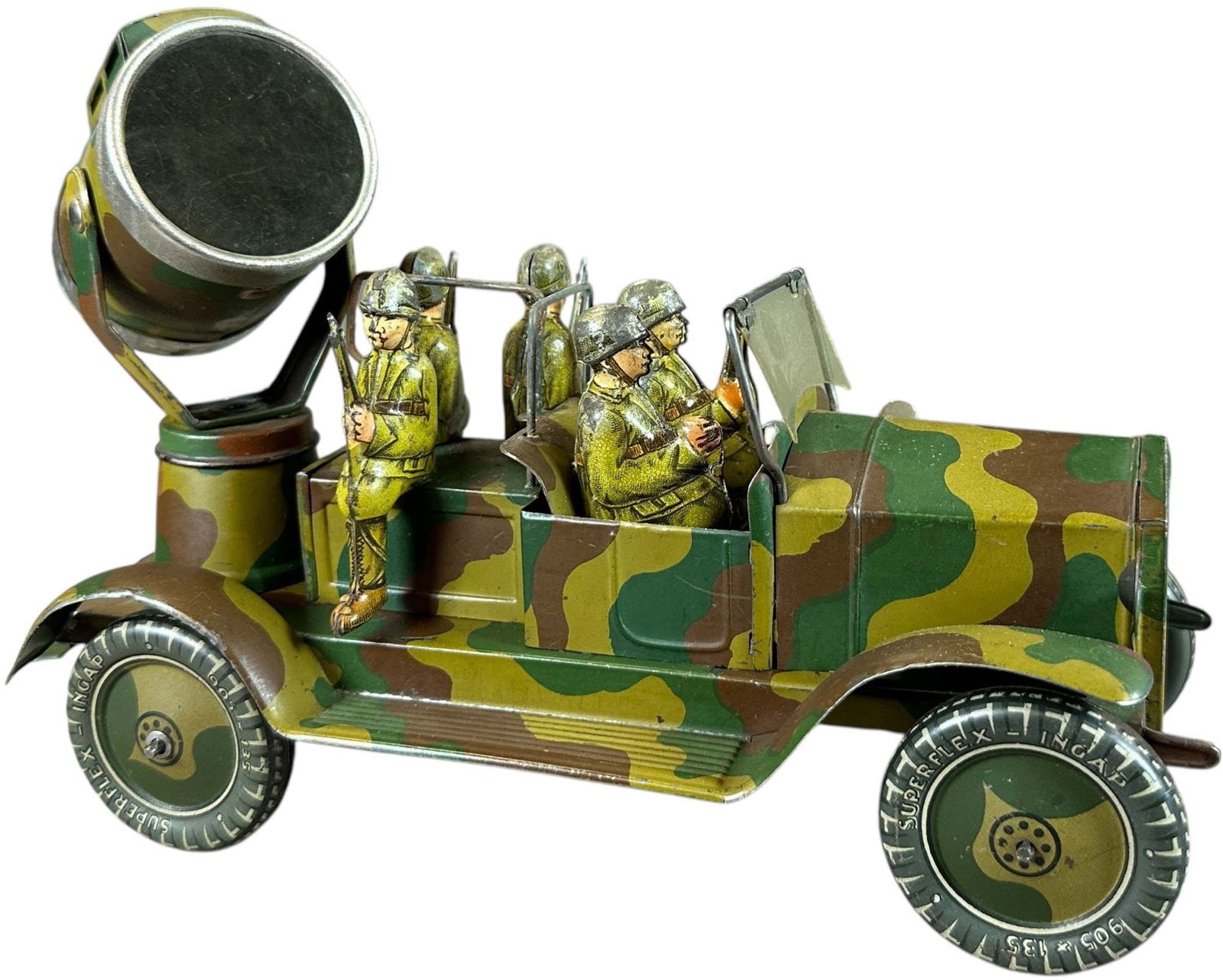 EARLY INGAP MILITARY SEARCH LIGHT TRUCK (1 of 8)