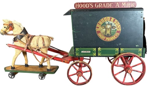 SCHOENHUT HOODS MILK WAGON