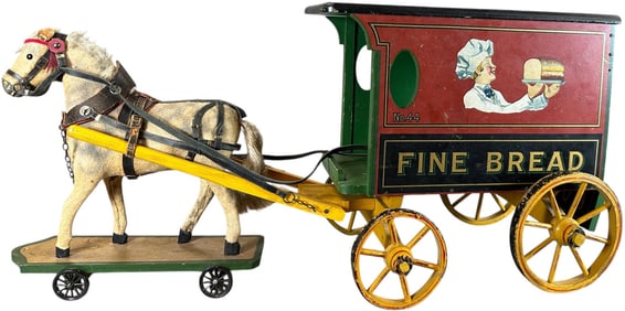 SCHOENHUT FINE BREAD WAGON