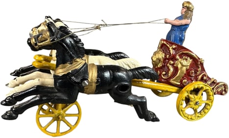 HUBLEY TRIPLE HORSE CHARIOT