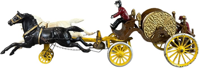 DENT FIRE HOSE REEL WAGON