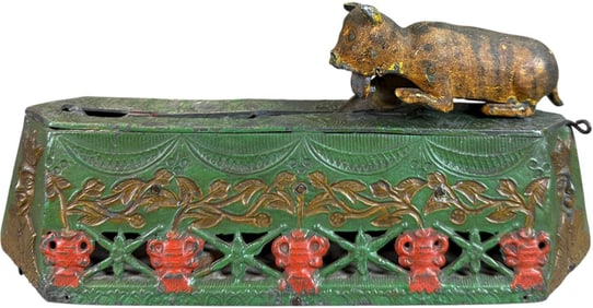 SPRINGING CAT MECHANICAL BANK