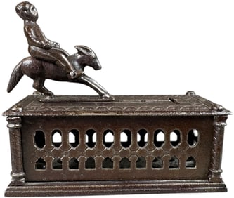 BUCKING MULE MECHANICAL BANK