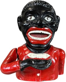 HAPPY MAN MINGO MECHANICAL BANK