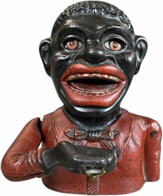 HAPPY MAN MECHANICAL BANK