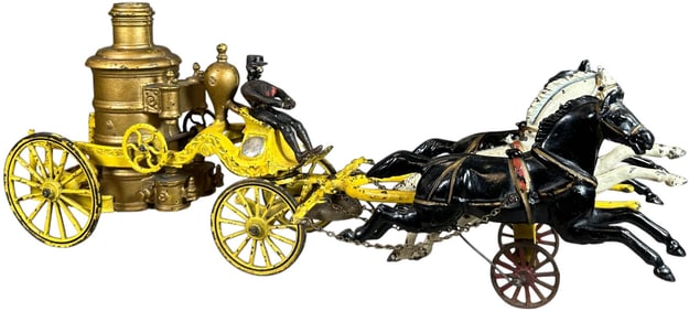 LARGE WILKINS HORSE DRAWN FIRE PUMPER