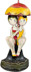 HUBLEY FISH BATHING BEAUTIES DOORSTOP