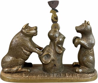 BULL & BEAR MECHANICAL BANK