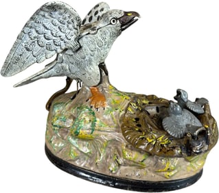 EAGLE & EAGLETS MECHANICAL BANK