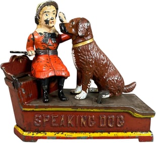 SPEAKING DOG MECHANICAL BANK