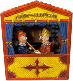 PUNCH & JUDY MECHANICAL BANK