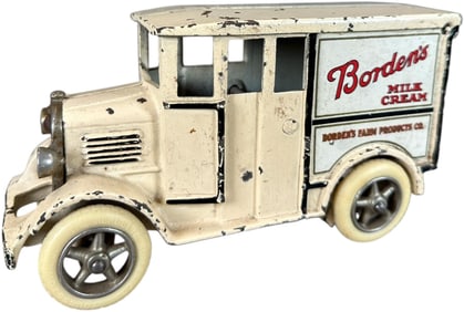 LARGE HUBLEY BORDENS MILK TRUCK