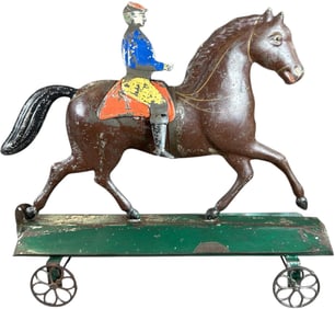 OVERSIZED AMERICAN TIN GENTLEMAN RIDER