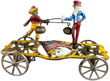 GONG BELL UNCLE SAM & THE DON BELL TOY
