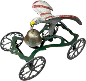 GONG BELL PATRIOTIC EAGLE BELL TOY