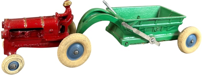 ARCADE FARM TRACTOR & DUMP WAGON