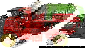 HUBLEY TRUK MIXER: 1320. HUBLEY TRUK MIXER | A very desirable construction toy with a wonderful design, as toy rolls a geared axle and chain causes the green cement drum to revolve, this toy is quite delicate and often