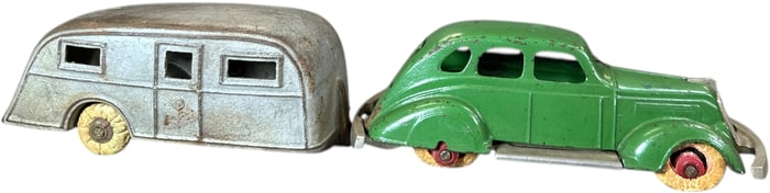 1936 NASH LAFAYETTE SEDAN W/ HOUSE TRAILER