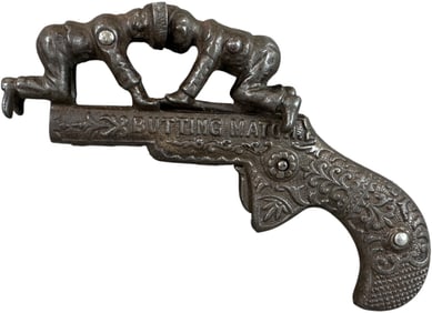 IVES BUTTING MATCH ANIMATED CAP GUN