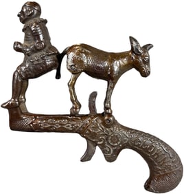 IVES CLOWN & MULE ANIMATED CAP PISTOL