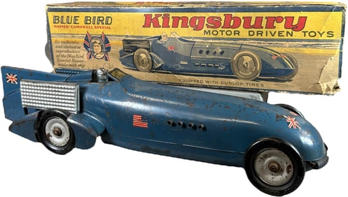 BOXED KINGSBURY BLUE BIRD RACER