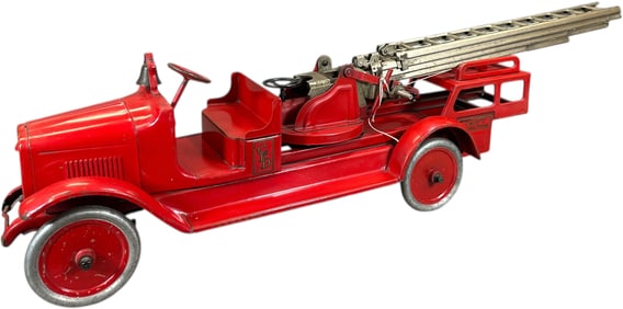 BUDDY L AERIAL LADDER TRUCK