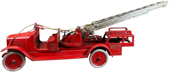 BUDDY L AERIAL LADDER TRUCK