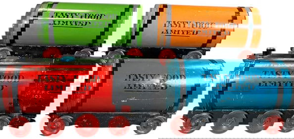 TASTY FOOD LIMITED TRAIN COFFEE TINS