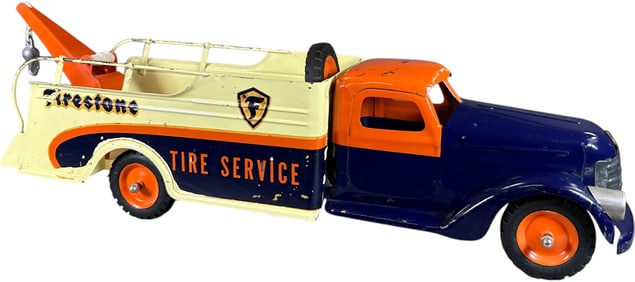 BUDDY L FIRESTONE TIRE SERVICE WRECKER
