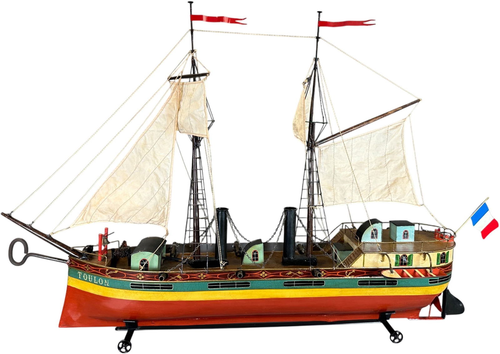 INCREDIBLE EARLY LUTZ SAIL SHIP (1 of 11)