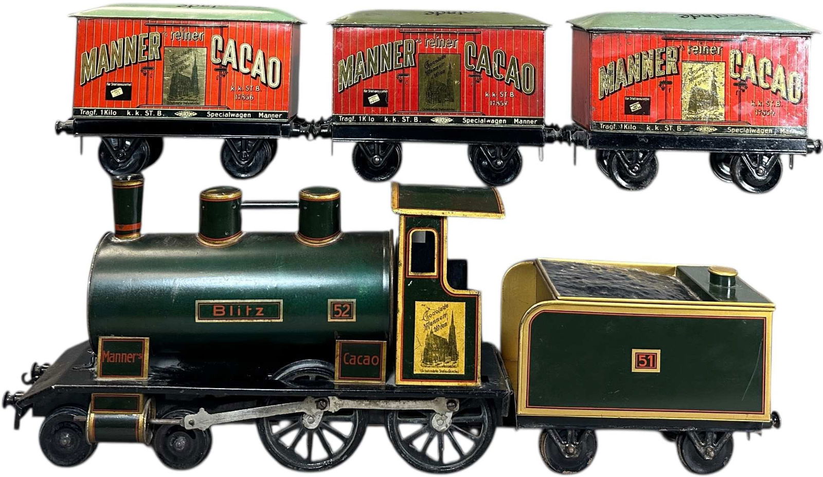 TRAIN SET CHOCOLATE CONTAINER BISCUIT TIN (1 of 9)