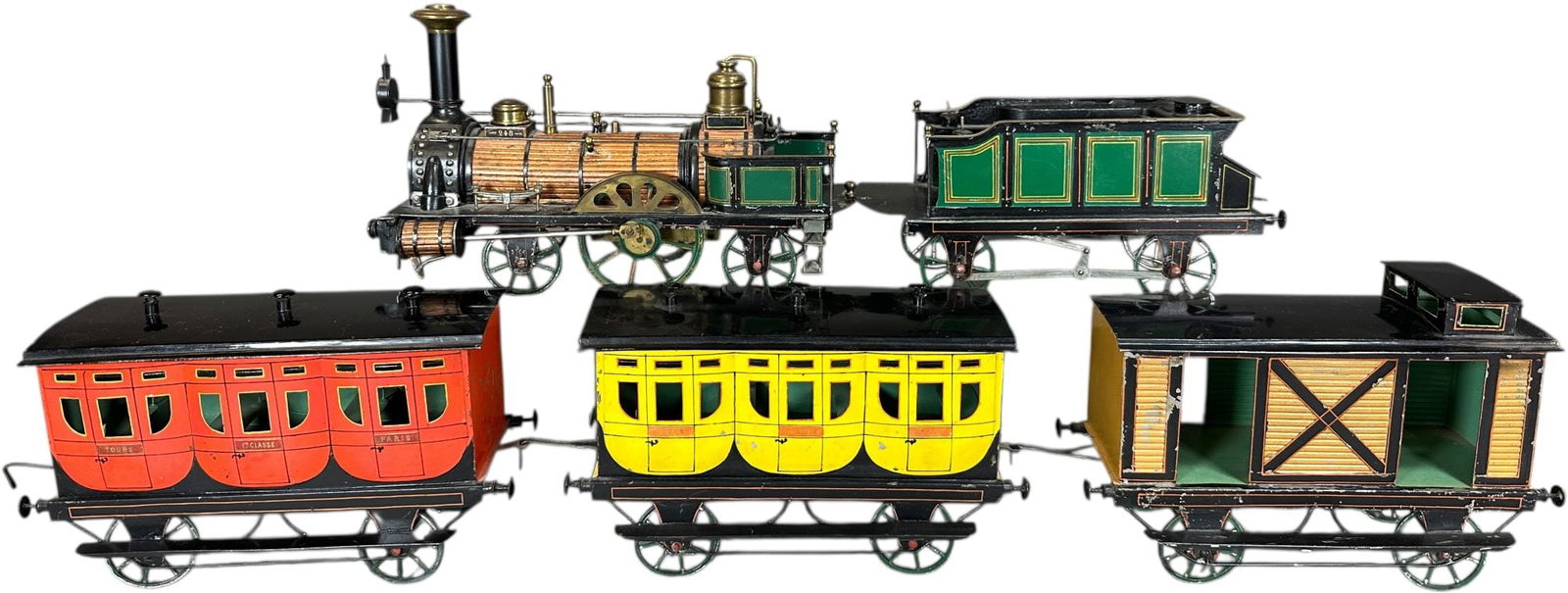 EARLY FRENCH MALTETE FLOOR TRAIN (1 of 6)