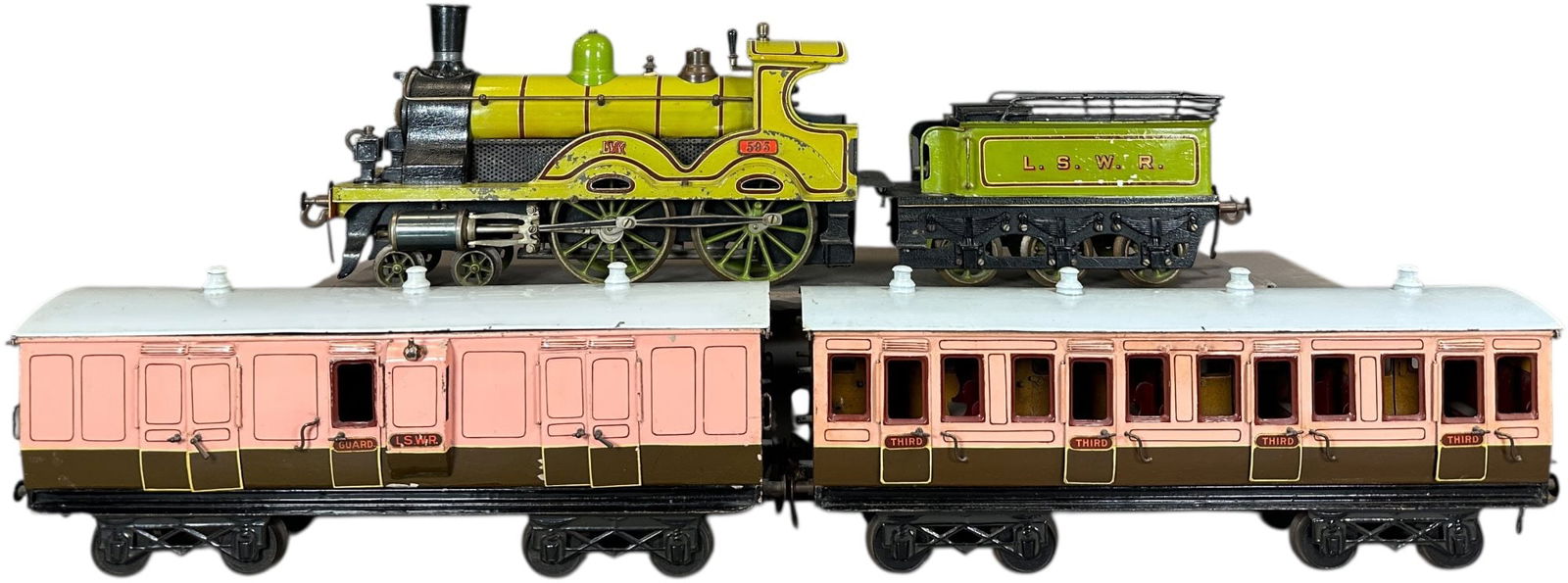 BING GAUGE III LSWR PASSENGER SET (1 of 8)