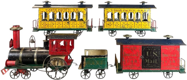 LARGE ALTHOF BERGMANN UNION TRAIN SET