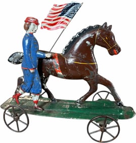BERGMANN PATRIOT HORSE PLATFORM TOY