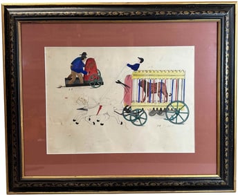 ORIGINAL FRAMED GEORGE BROWN SKETCHS